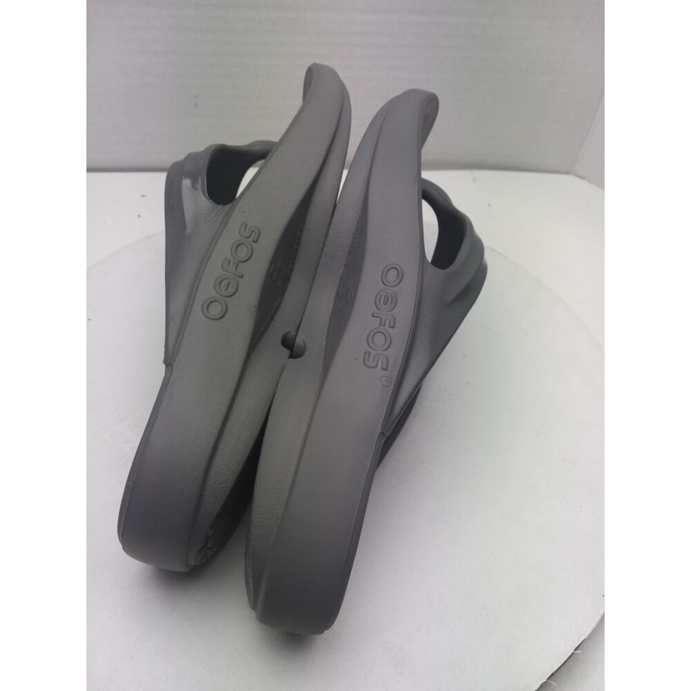 OOFOS Oolala Comfort Luxe Sandals Flip-Flops Thongs Gray Womens Sz 10 - Picture 8 of 12